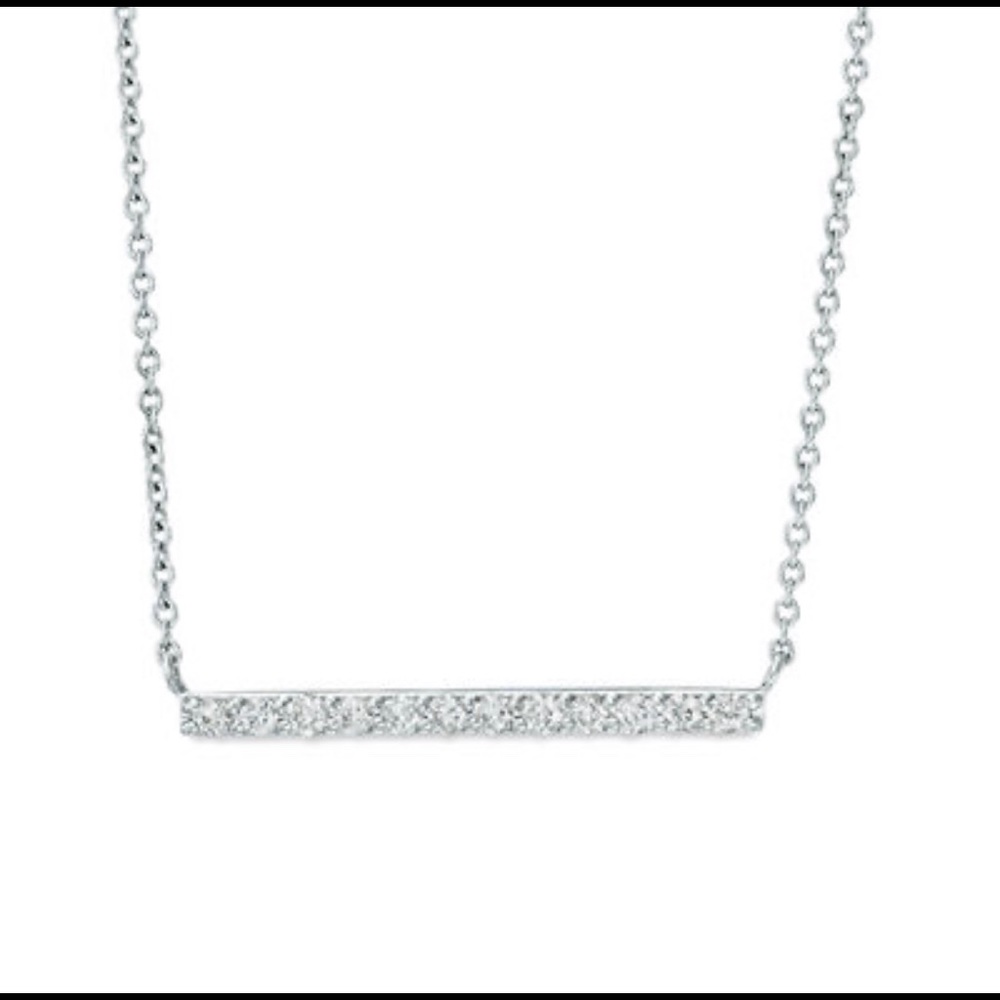 Zales bar necklace